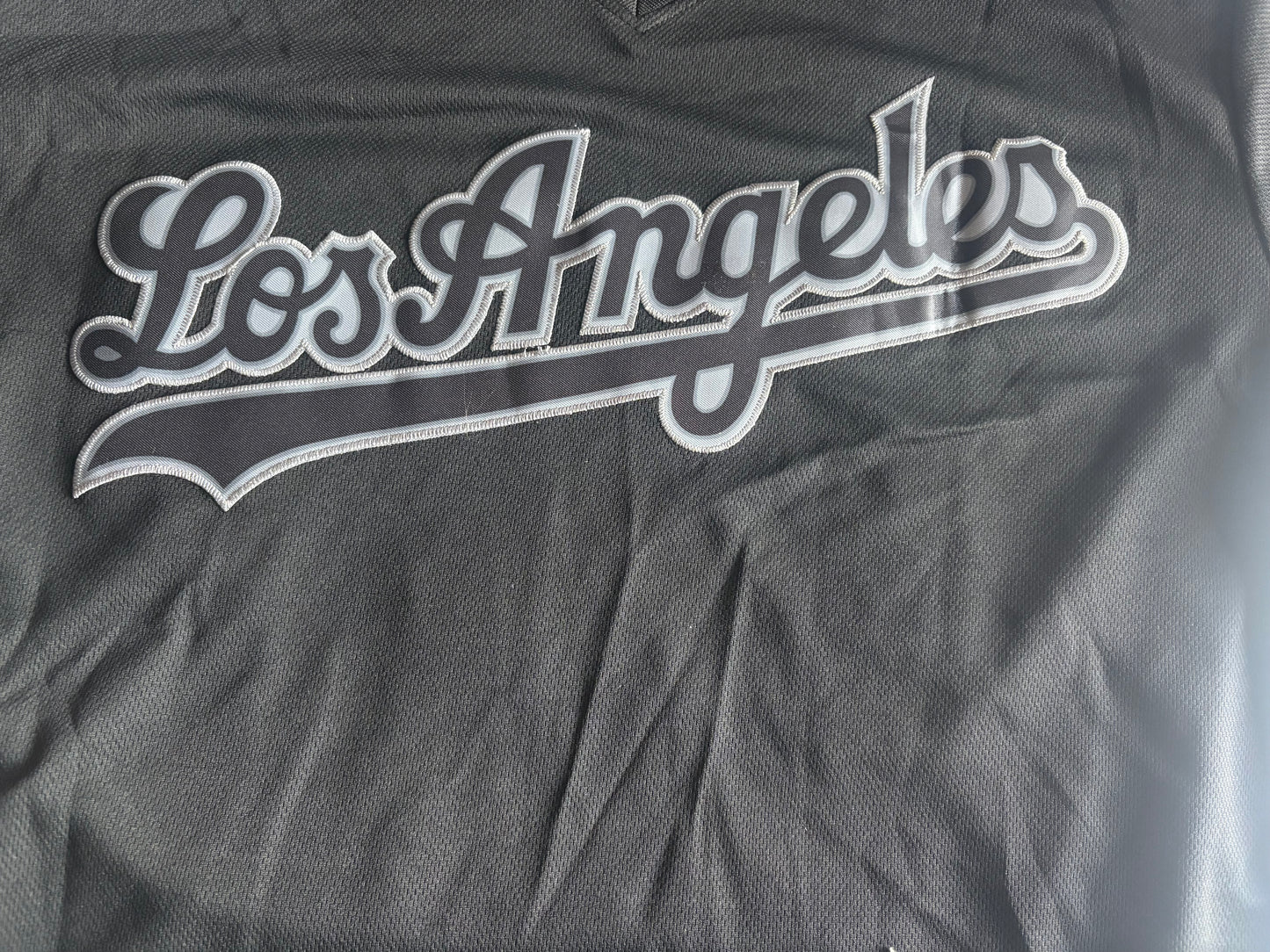 Los Angeles Dodgers Betts MLB Baseball Shirt 50 Black Large