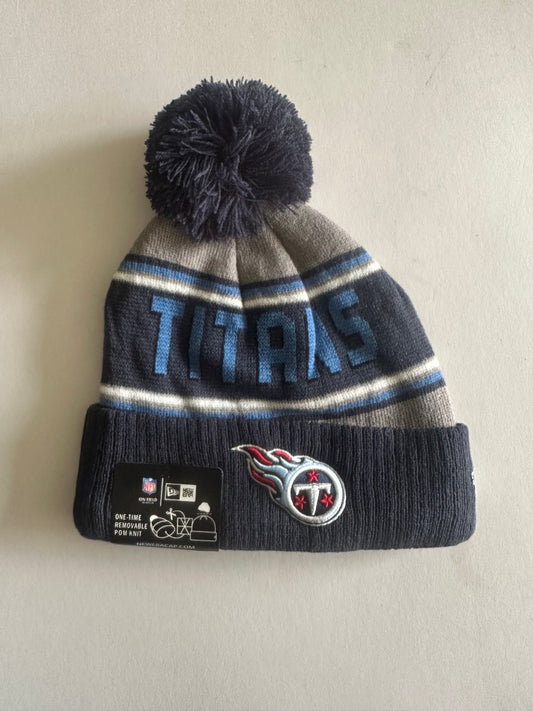 Tennessee Titans NFL Bobble Beanie Multi Colour With Tags on