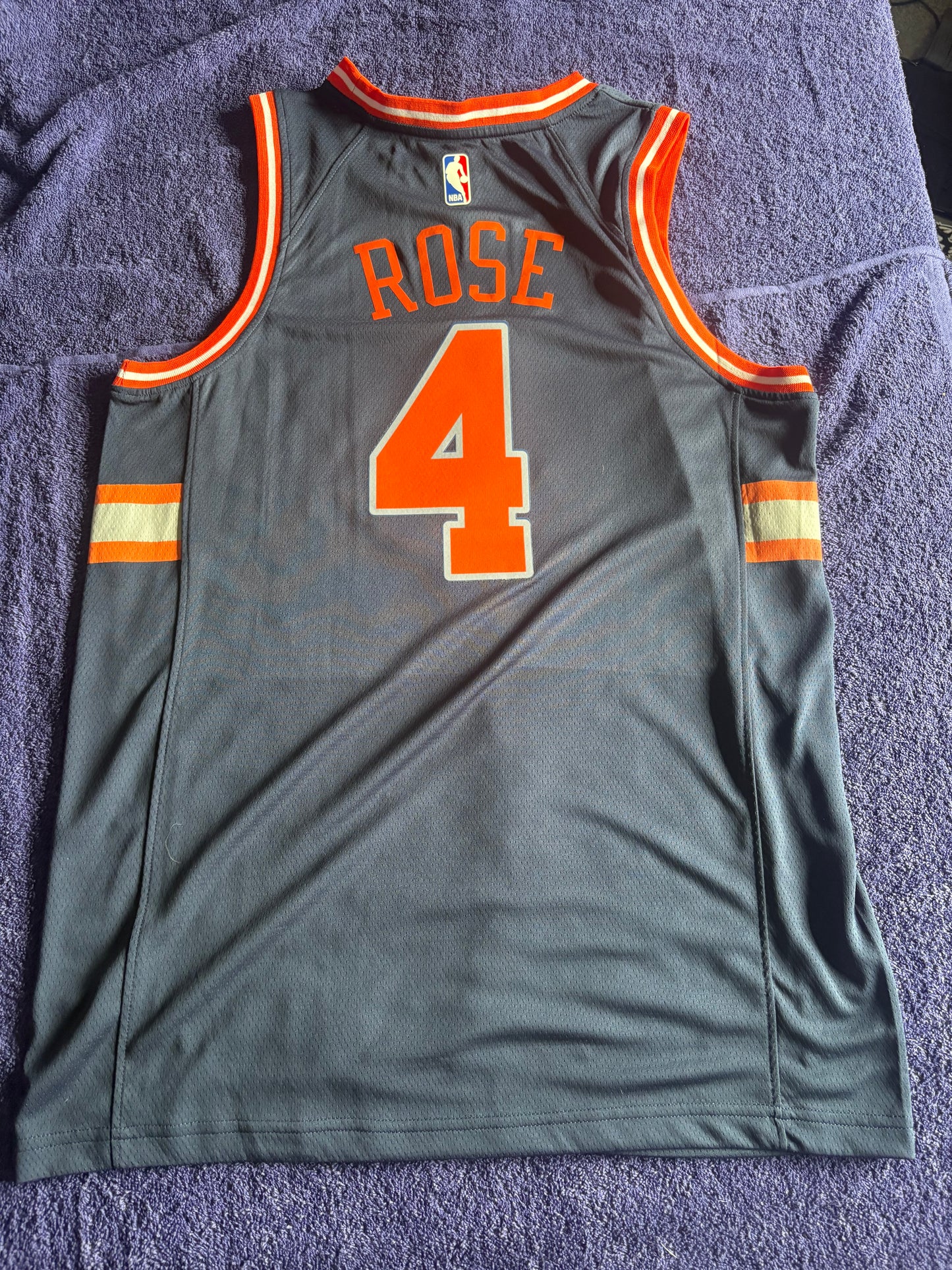 New York Knicks FDNY Fan Retro Rose Basketball Vest Size 48
