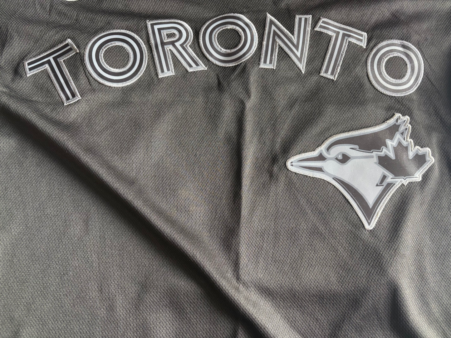 Toronto Blue Jays MLB Baseball Shirt Large Guerrero JR 27 Black