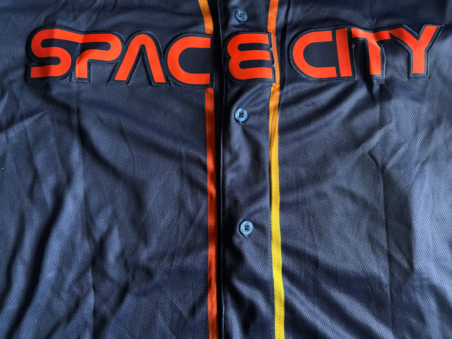 Houston Astros MLB Baseball Shirt Altuve 27 Blue Large