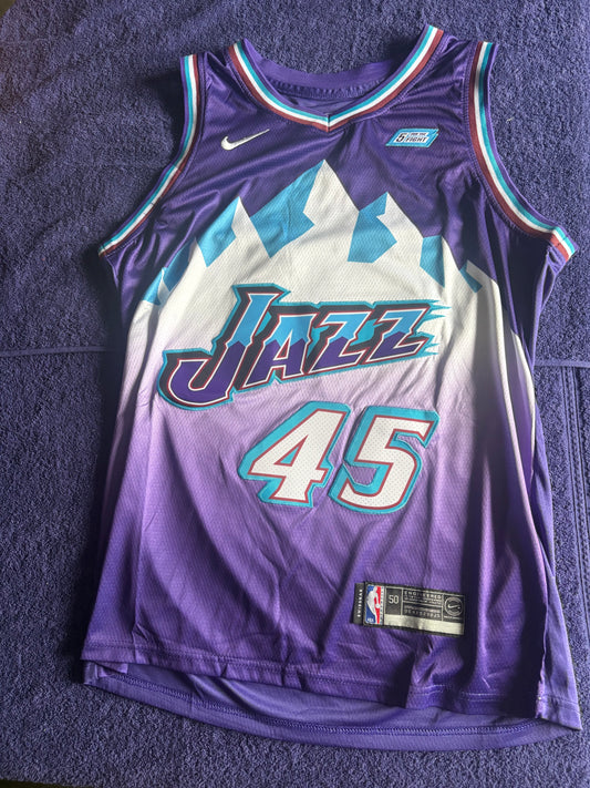Utah Jazz Fan NBA Basketball Vest Size 50 Mitchell 45