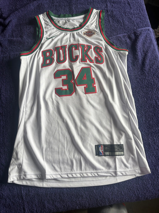 Milwaukee Bucks Antetokounmpo 34 Basketball Vest Size 50