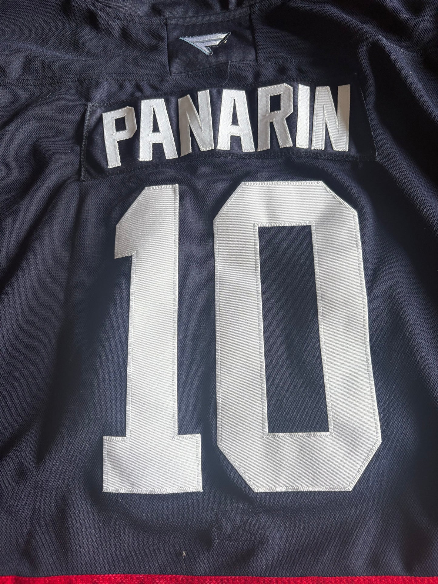 New York Rangers NHL Shirt Size 52 Panarin 10 A Blue