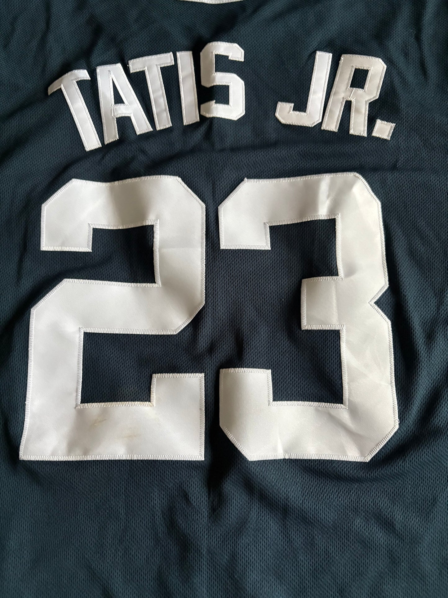 San Diego Padres MLB Baseball Shirt Large Tatis JR 23 Blue