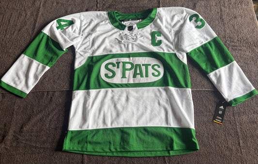 Toronto Maple Leafs St Pats NHL Shirt Size Large Matthews 34 C