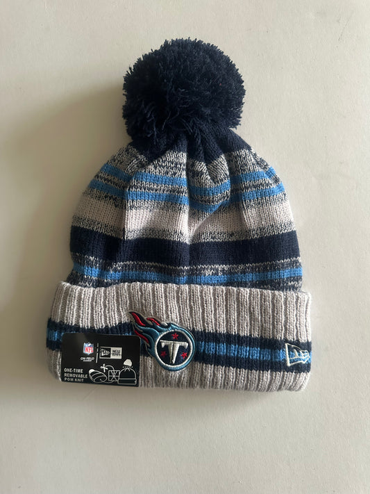 Tennessee Titans NFL Bobble Beanie Multi Colour With Tags on