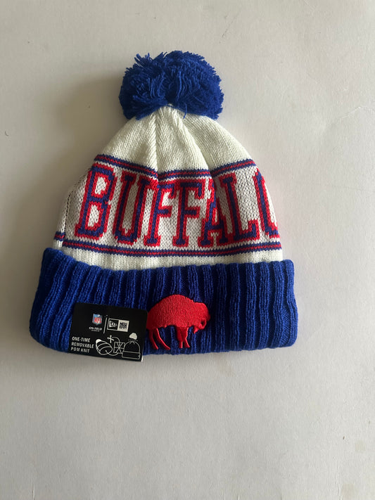 Buffalo Bills NFL Bobble Beanie Multi Colour With Tags on