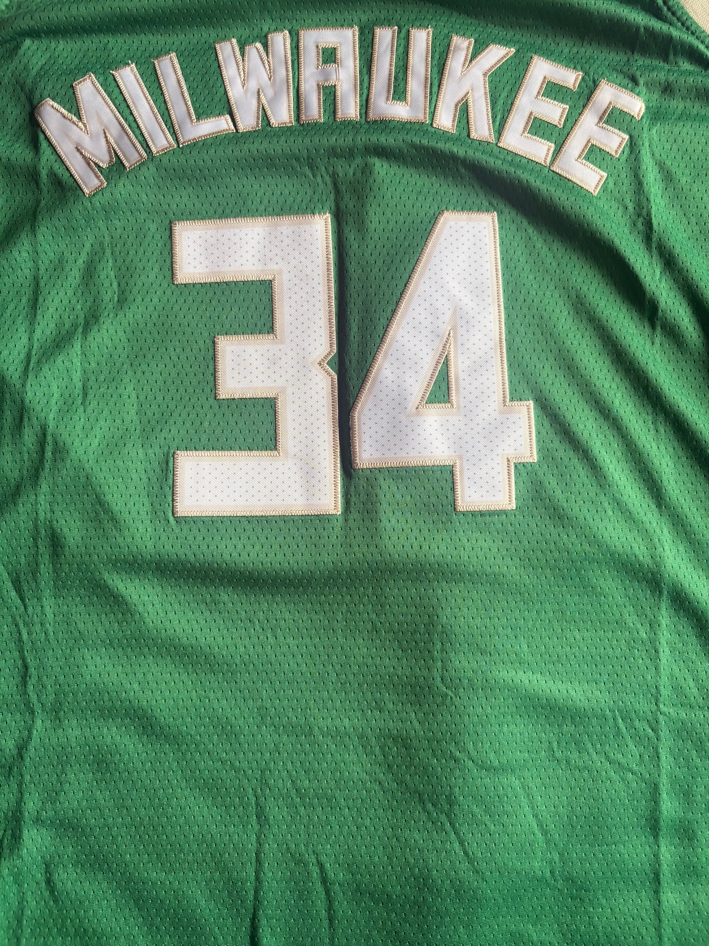 Milwaukee Bucks Antetokounmpo 34 Basketball Vest Size 50