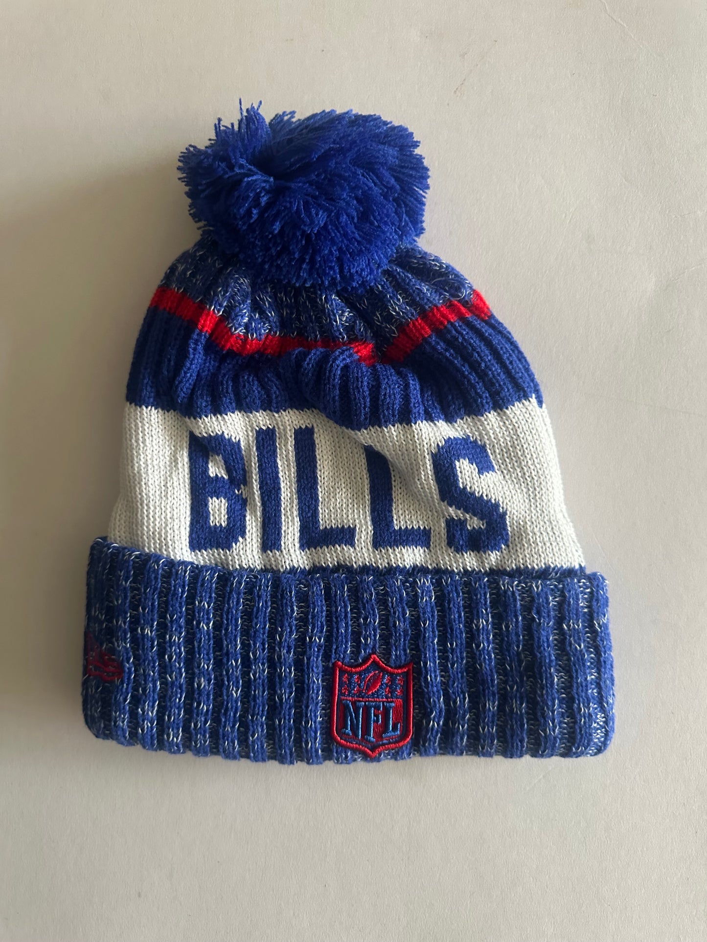 Buffalo Bills NFL Bobble Beanie Multi Colour With Tags on