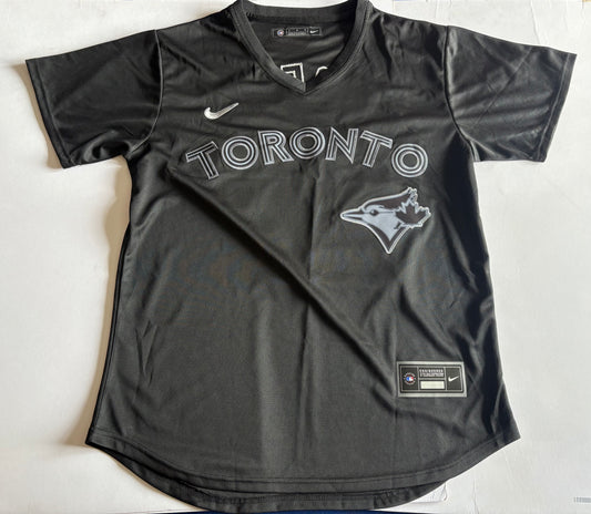 Toronto Blue Jays MLB Baseball Shirt Large Guerrero JR 27 Black