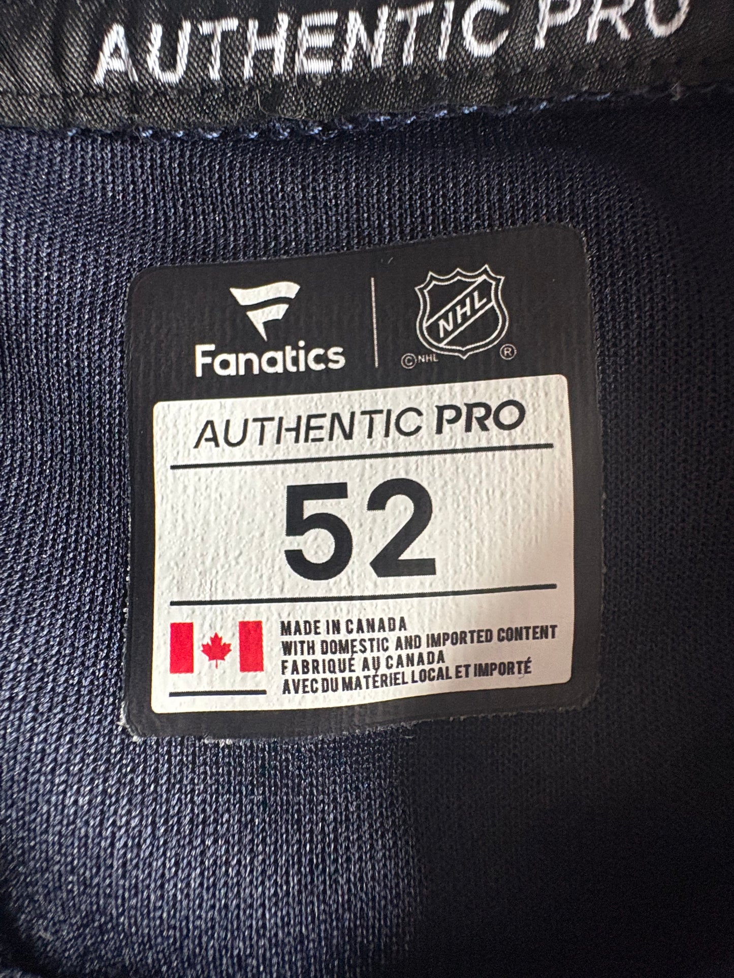 Edmonton Oilers NHL Shirt Blue Size 52 Draisaitl 29 Blue A