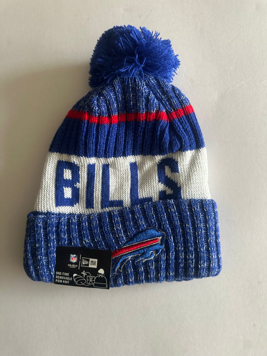 Buffalo Bills NFL Bobble Beanie Multi Colour With Tags on