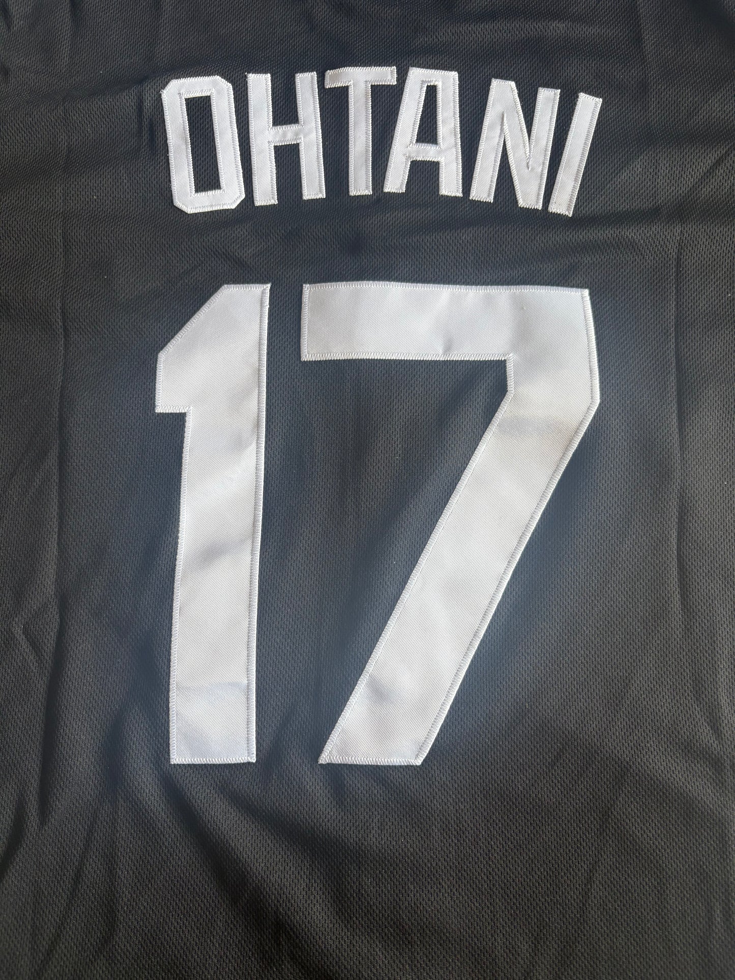 Los Angeles Dodgers Ohtani MLB Baseball Shirt 17 Black Large