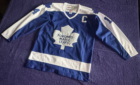 CCM Heroes of Hockey Toronto Maple Leafs NHL Hockey Shirt Size 50 Keon 14
