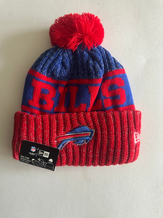 Buffalo Bills NFL Bobble Beanie Multi Colour With Tags on