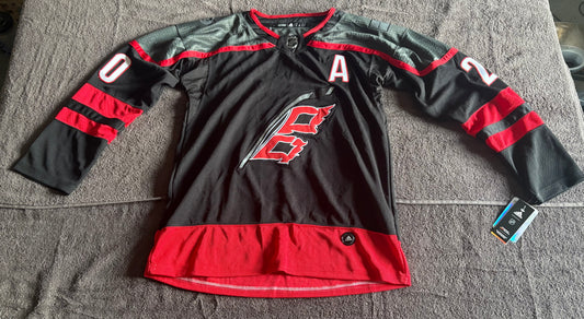 Carolina Hurricanes NHL Shirt Size Large Aho Black A 20
