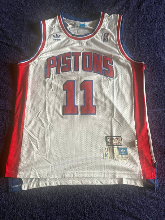 Detroit Pistons NBA HardWood Classics Basketball Vest Large Thomas 11