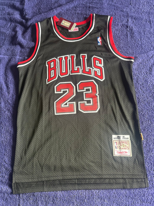 Chicago Bulls M&N NBA HardWood Classics Basketball Vest Large Jordan 23