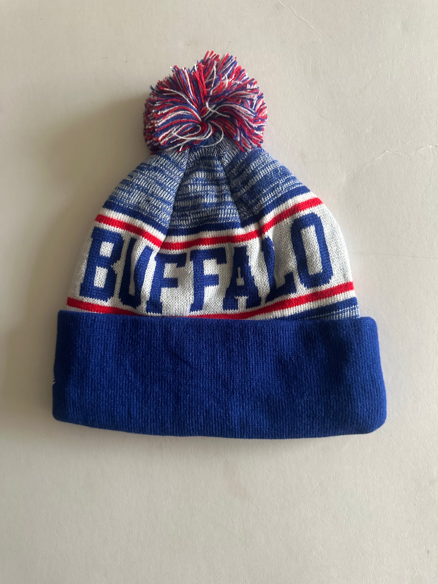 Buffalo Bills NFL Bobble Beanie Multi Colour With Tags on