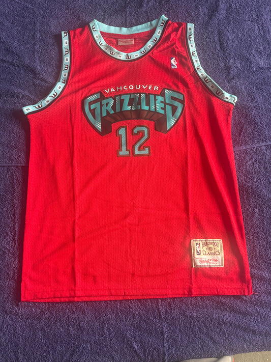 Memphis/Vancouver Grizzlies M&N NBA HardWood Classics Basketball Vest Large Morant 12