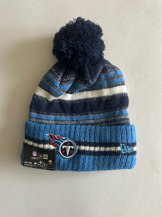 Tennessee Titans NFL Bobble Beanie Multi Colour With Tags on