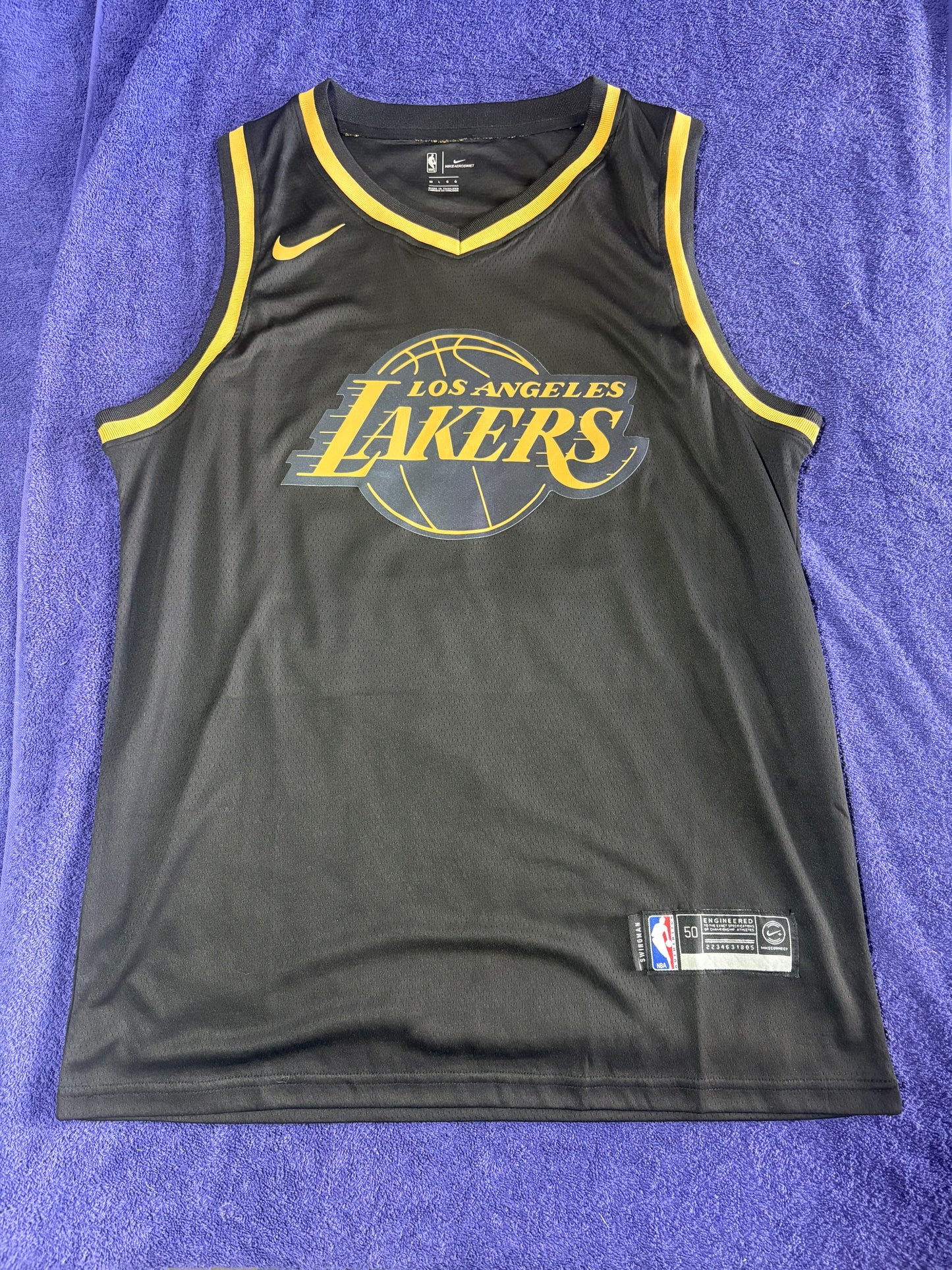 Los Angeles Lakers Fan Retro NBA Basketball Vest Large James 23