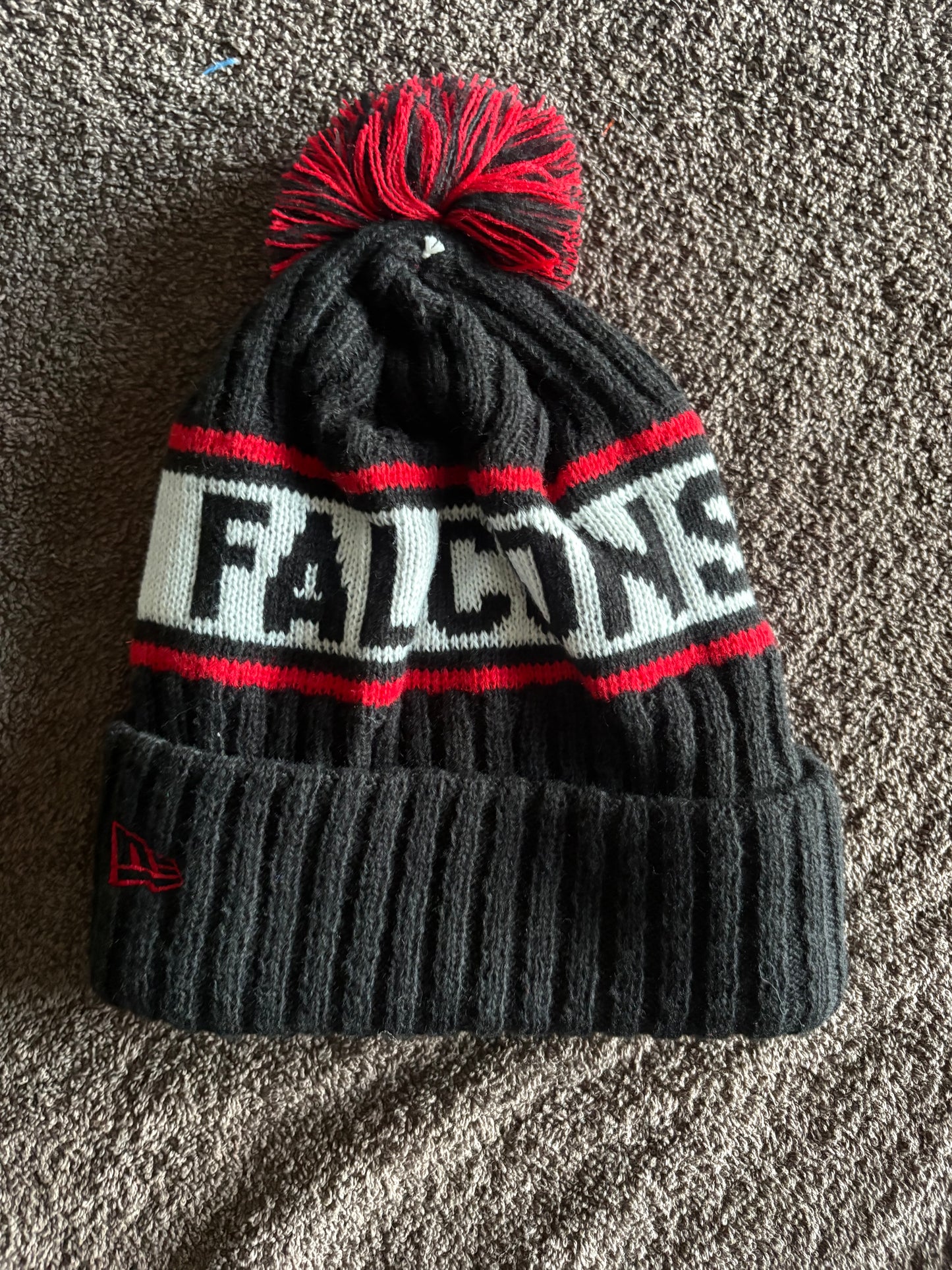 Atlanta Falcons NFL Bobble Beanie Multi Colour With Tags on