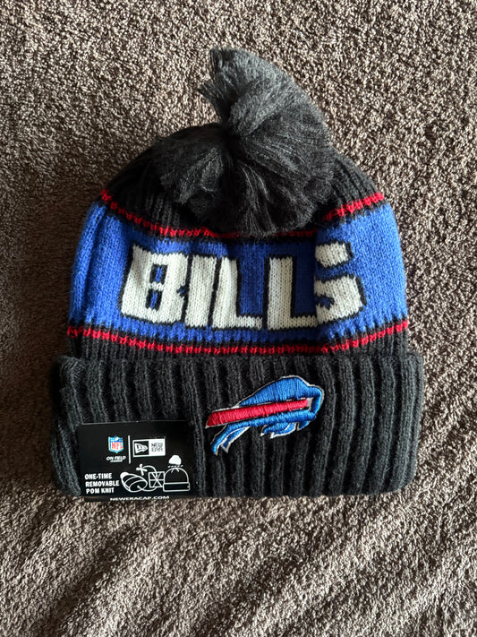 Buffalo Bills NFL Bobble Beanie Multi Colour With Tags on