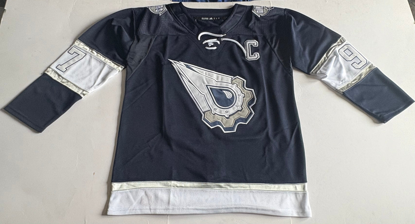 Edmonton Oilers NHL Shirt Blue Size Large Mcdavid 97 Blue C