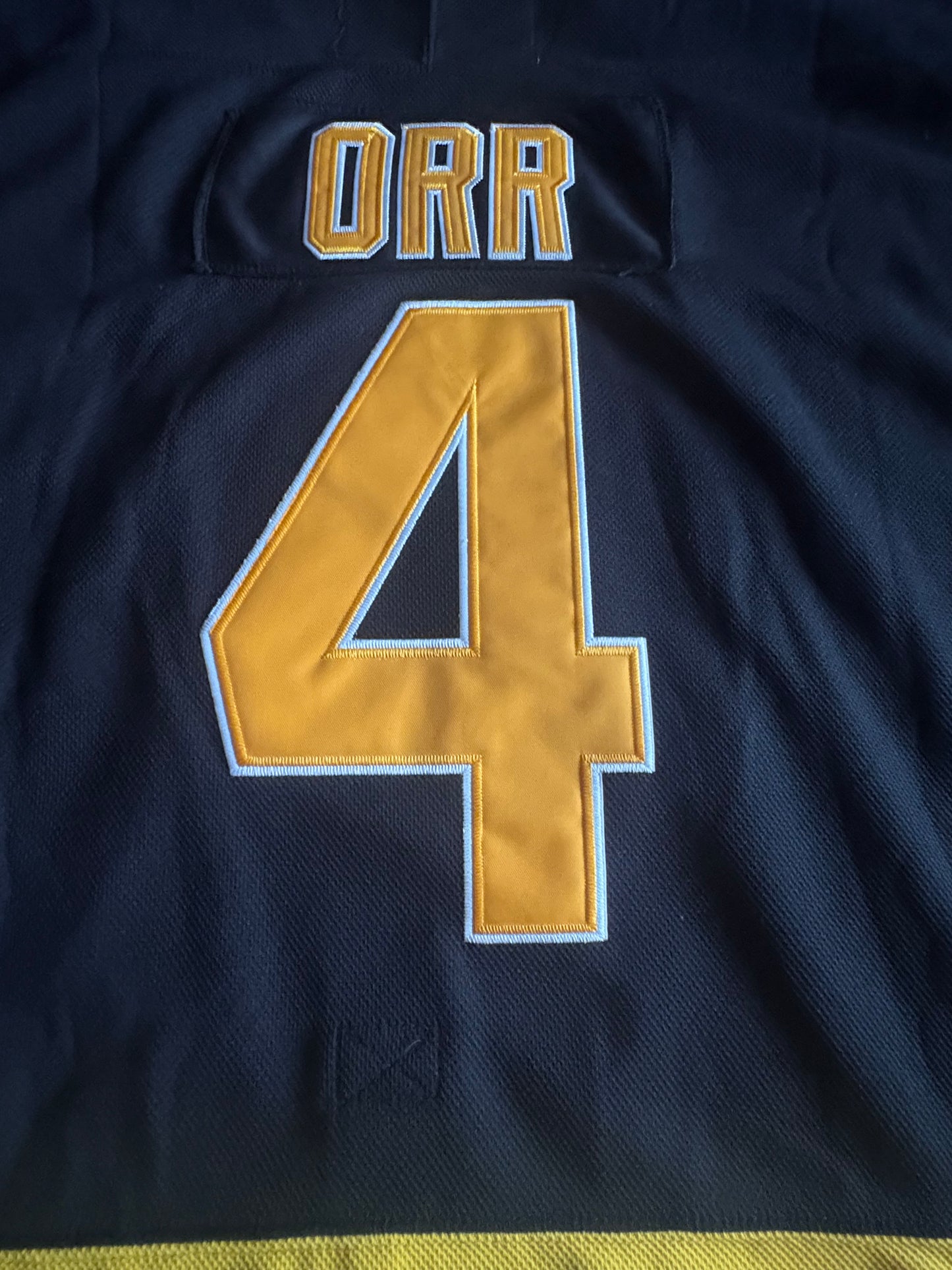 CCM Heroes of Hockey Boston Bruins NHL Hockey Shirt Size 50 Orr 4 A
