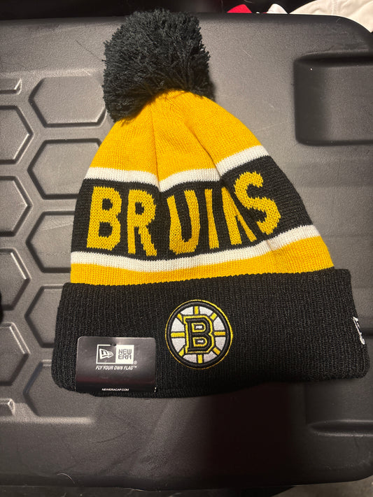 Boston Bruins NHL Bobble Beanie Multi Colour With Tags on