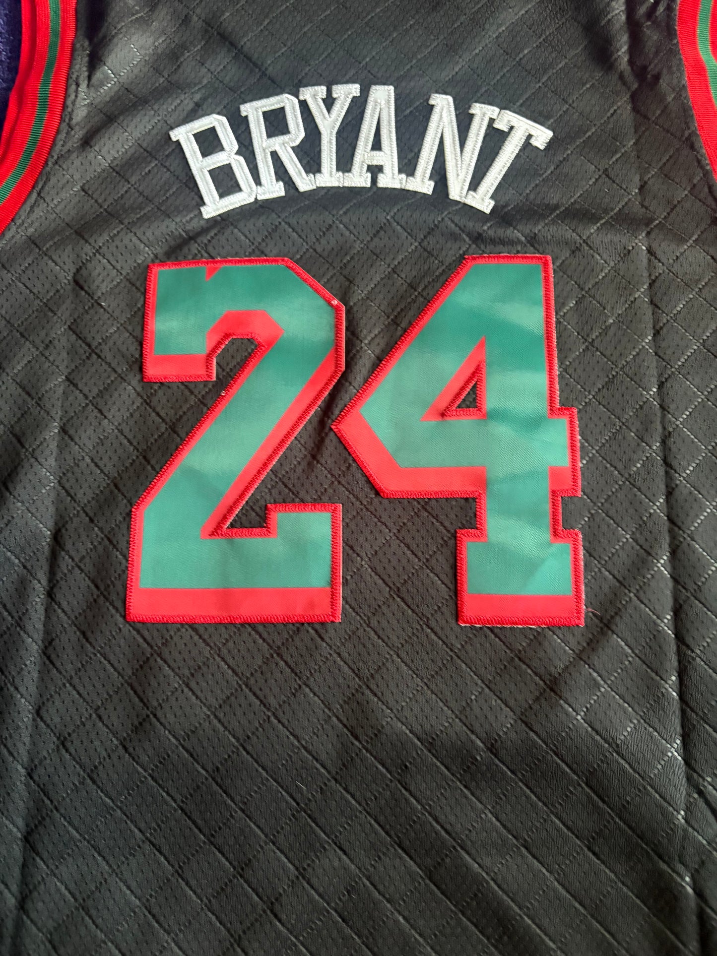 Los Angeles Lakers M&N NBA HardWood Classics Basketball Vest Large Bryant 24