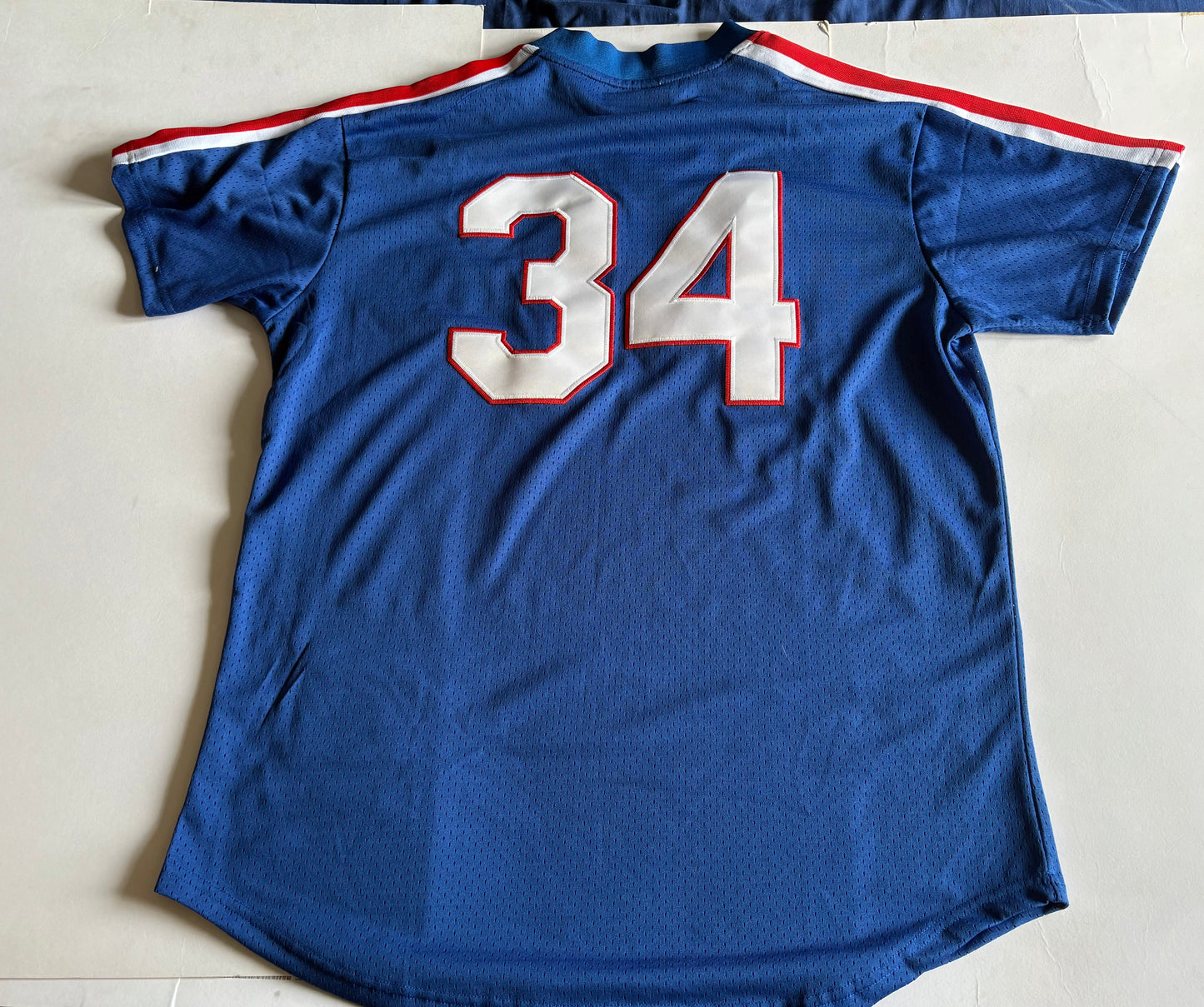 Texas Rangers MLB Baseball Shirt Large Cooperstown Collection Blue Ryan