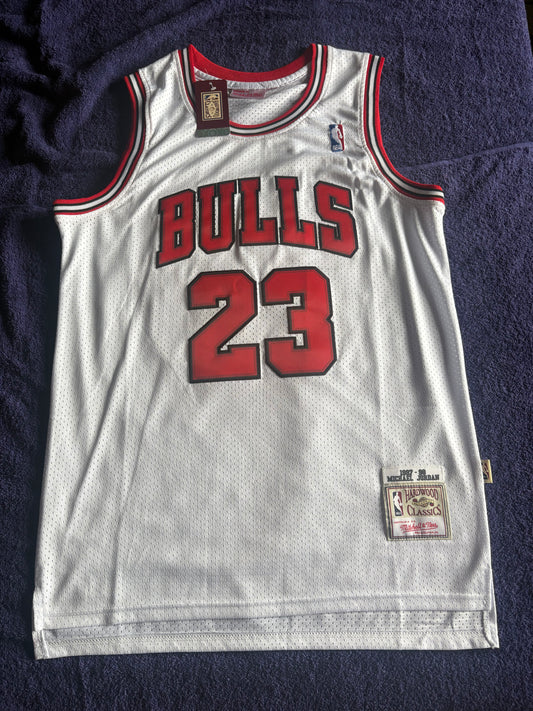 Chicago Bulls M&N NBA HardWood Classics Basketball Vest Large Jordan 23