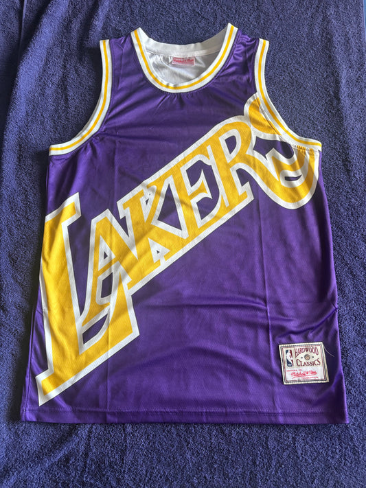 Los Angeles Lakers M&N NBA HardWood Classics Basketball Vest Large