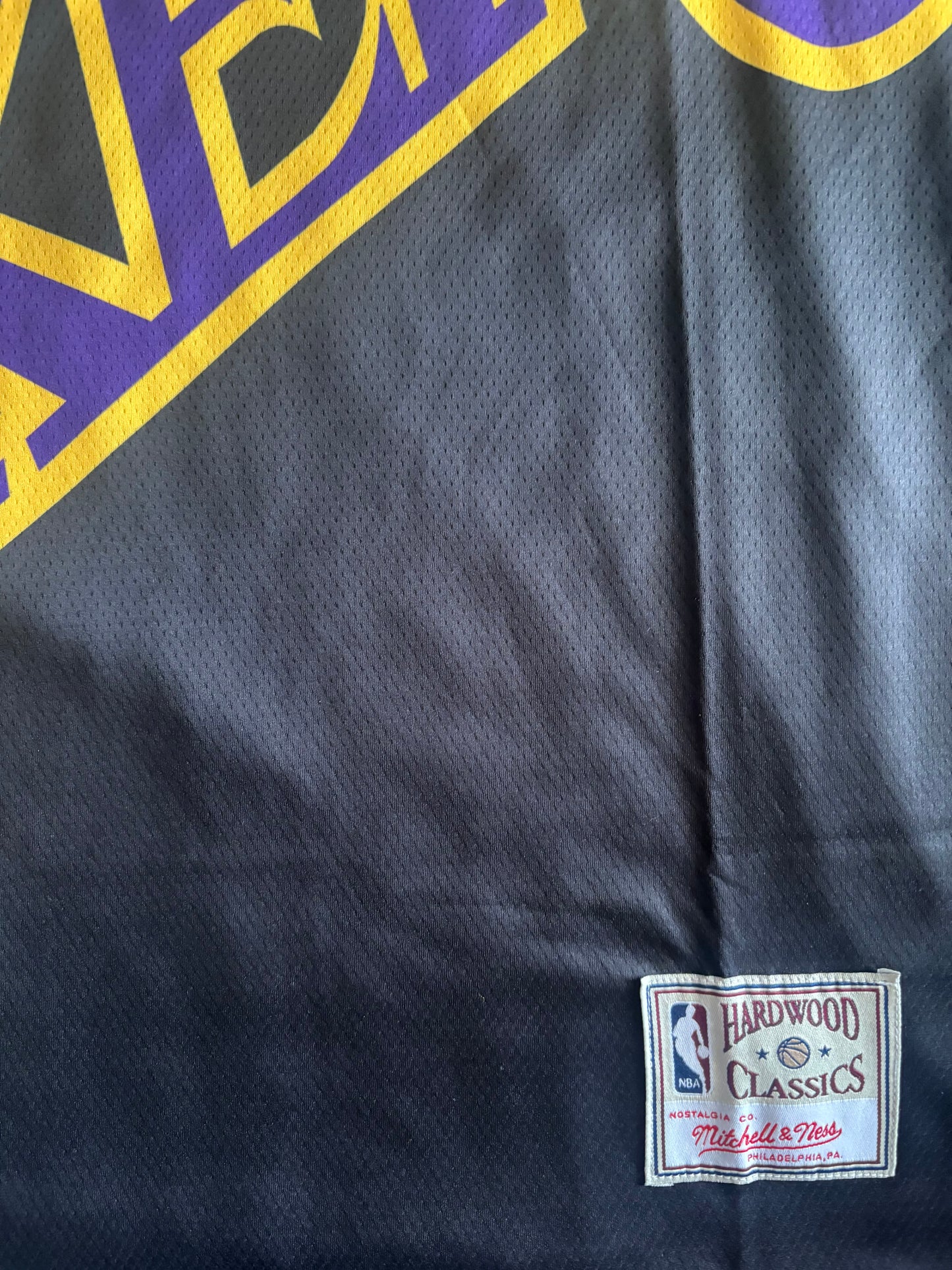 Los Angeles Lakers M&N NBA HardWood Classics Basketball Vest Large