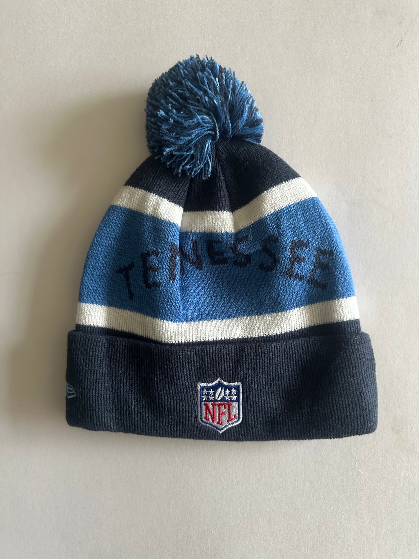 Tennessee Titans NFL Bobble Beanie Multi Colour With Tags on