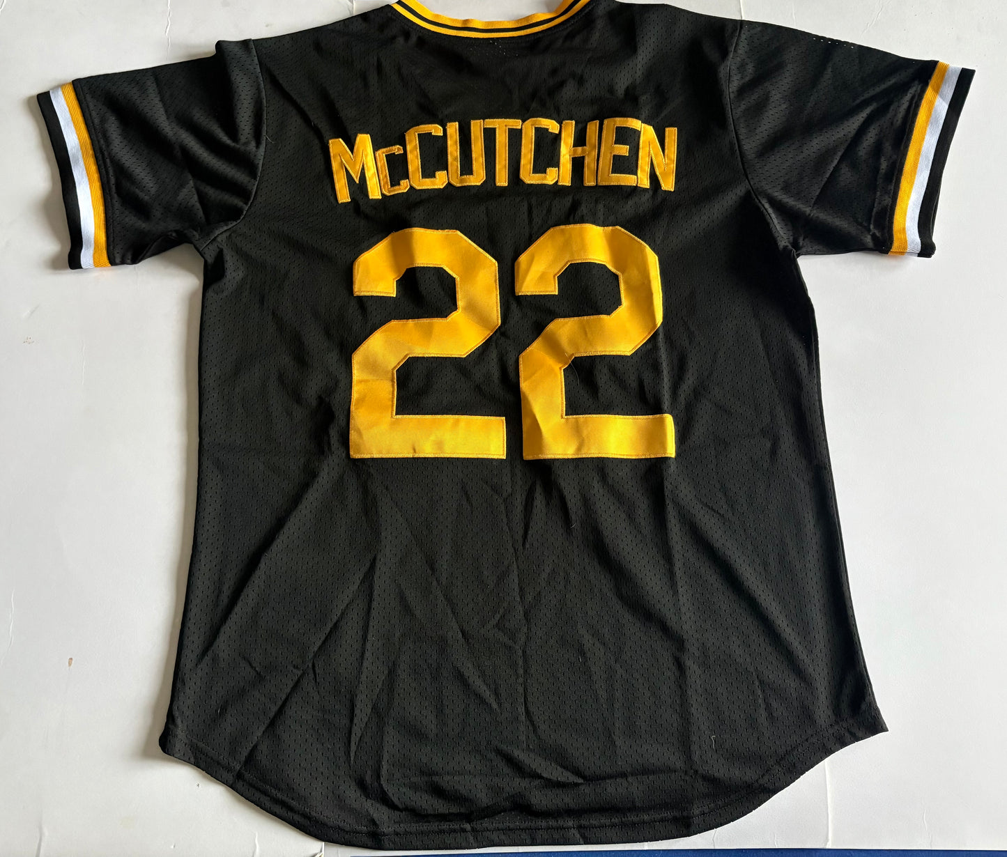 Pittsburgh Pirates MLB Baseball Shirt Large Cooperstown Collection Black 22 McCutchen