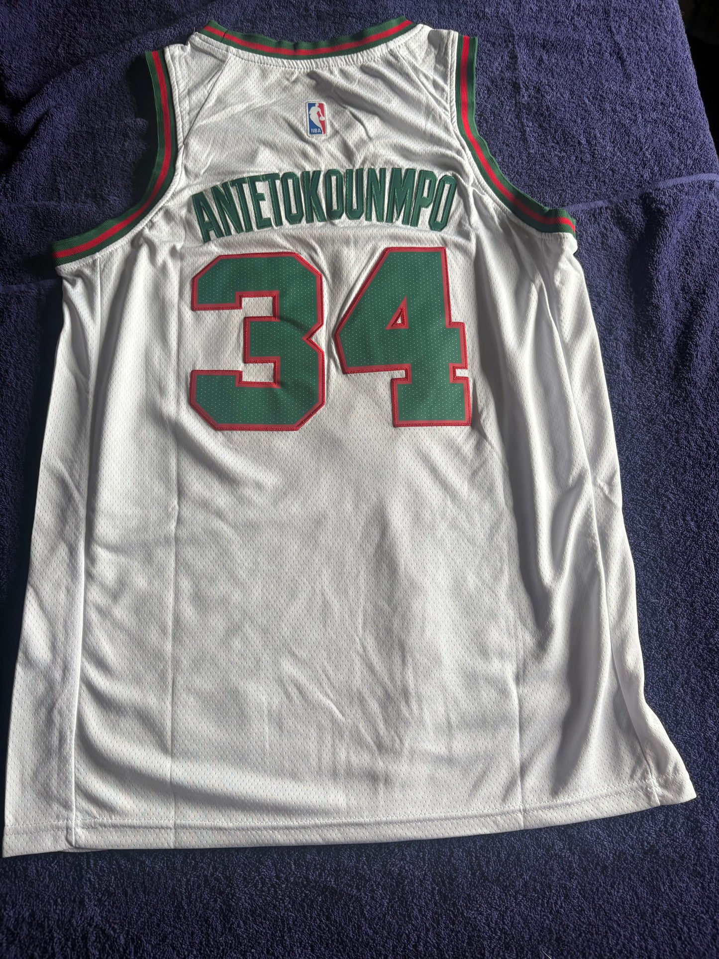Milwaukee Bucks Antetokounmpo 34 Basketball Vest Size 50