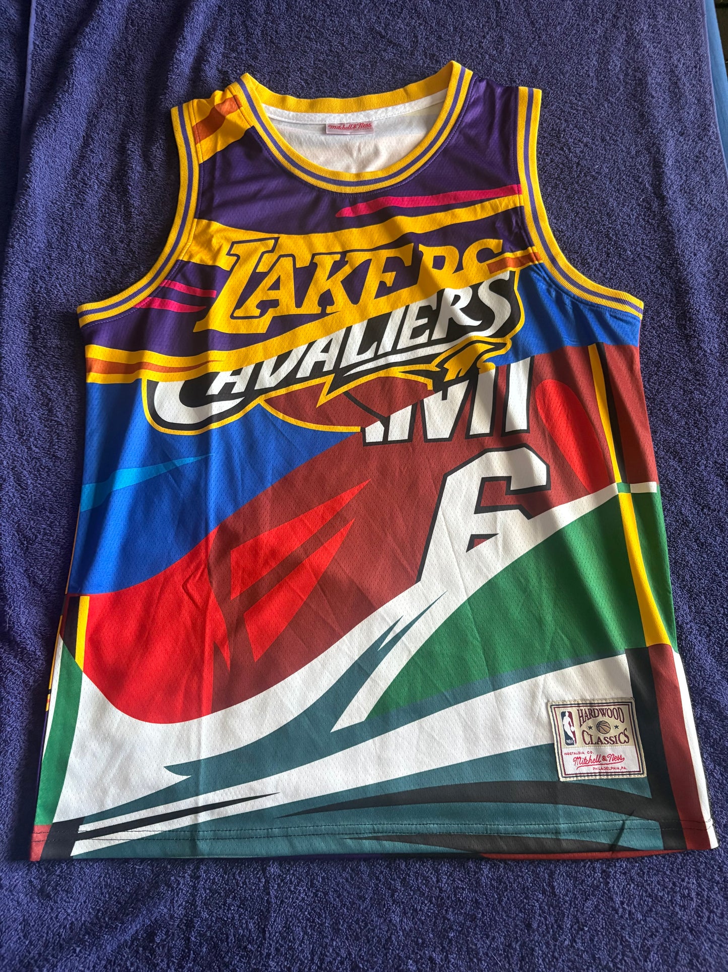 Lebron James M&N NBA HardWood Classics Basketball Vest Large