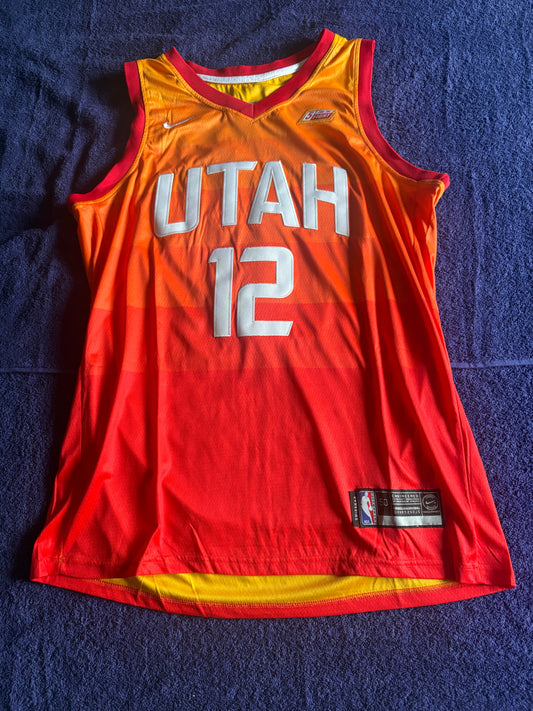 Utah Jazz Fan NBA Basketball Vest Size 50 Stockton 12