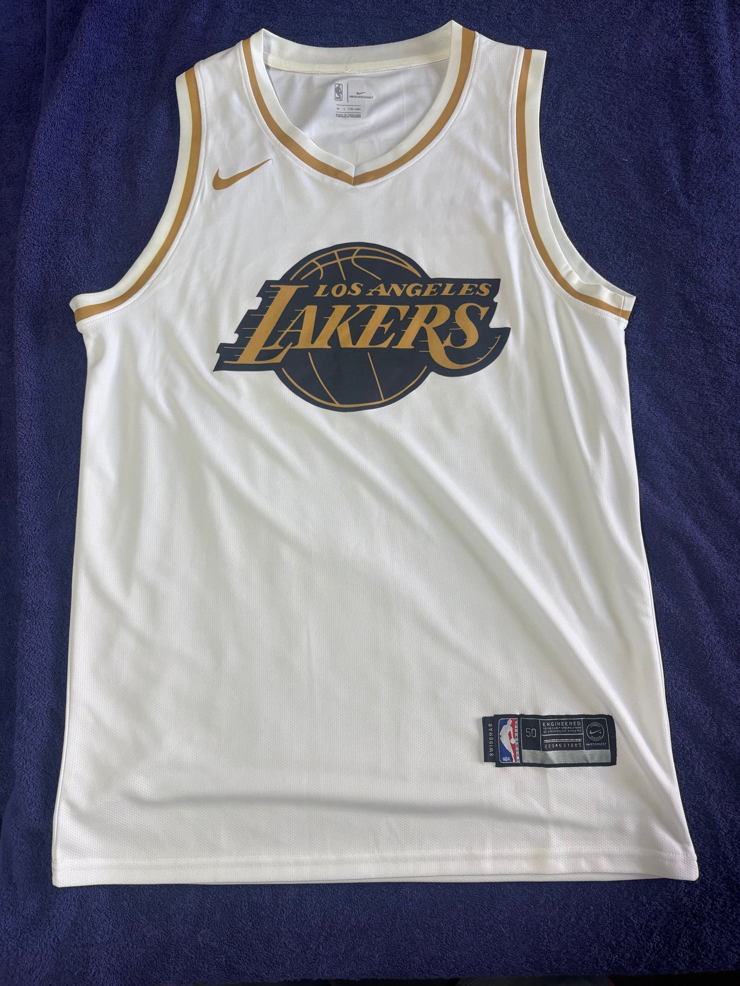 Los Angeles Lakers Fan Retro NBA Basketball Vest Large James 23