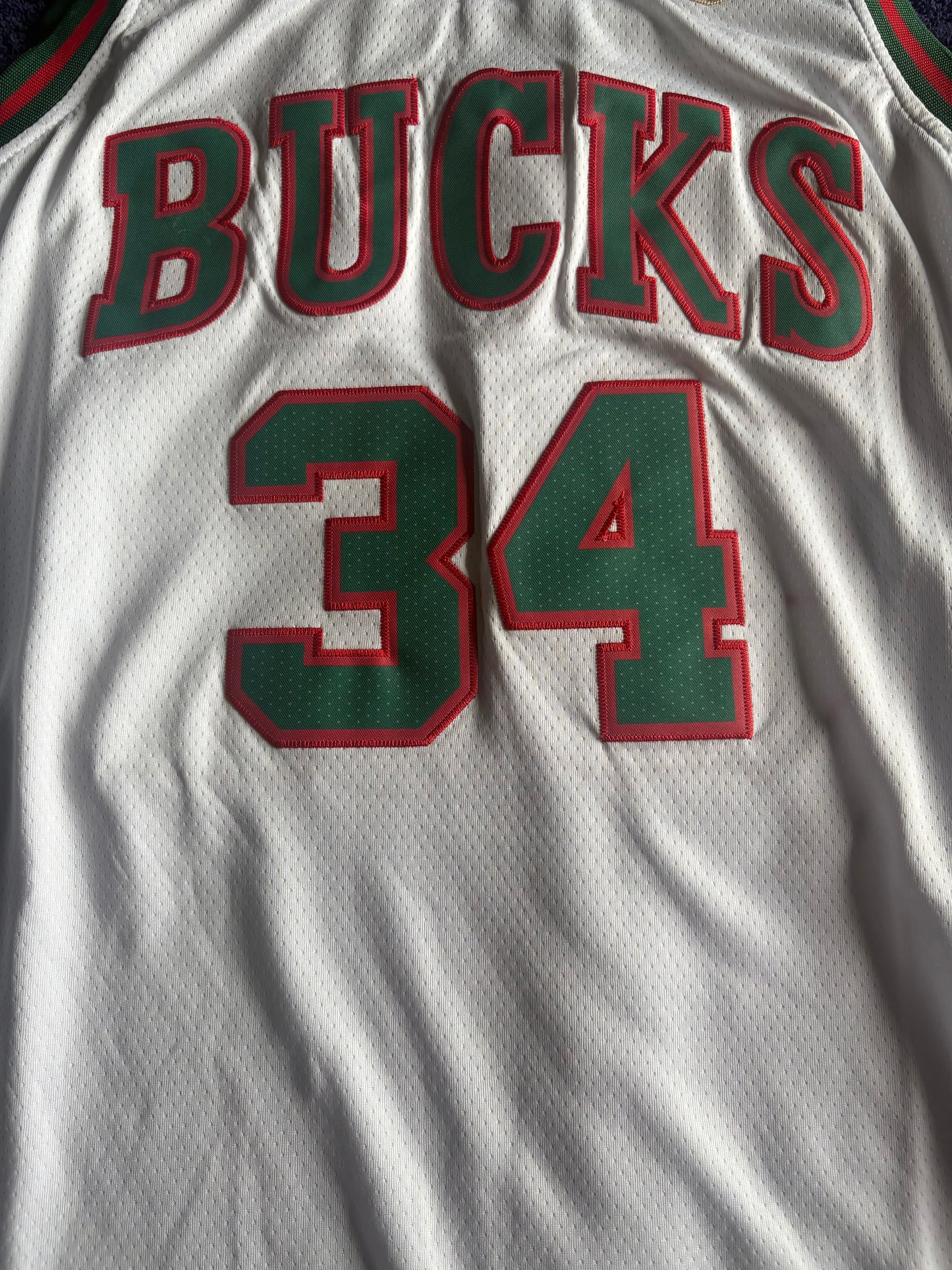 Milwaukee Bucks Antetokounmpo 34 Basketball Vest Size 50