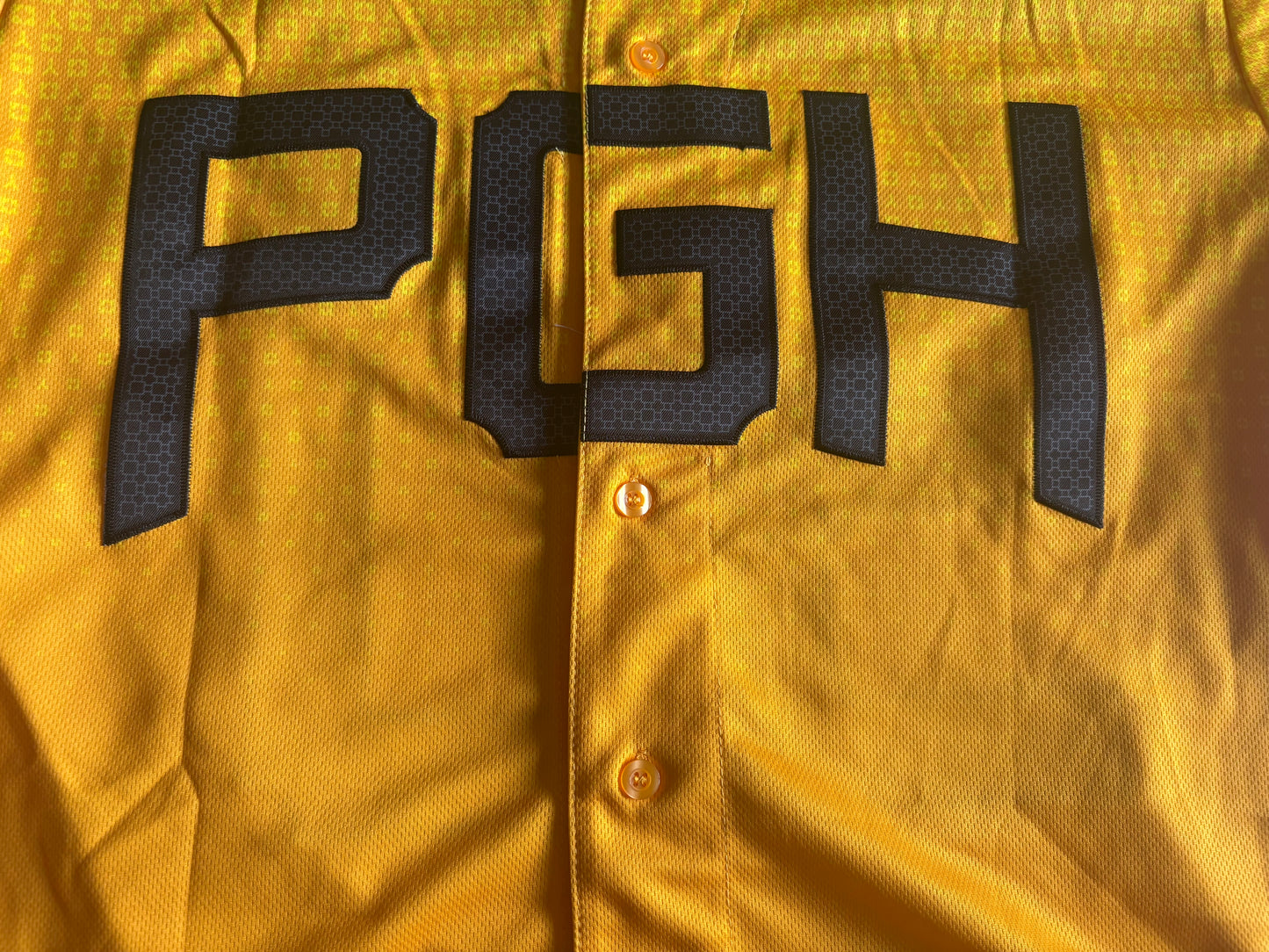 Pittsburgh Pirates Skenes MLB Baseball Shirt Yellow 30 Large