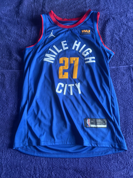 Denver Nuggets Retro Fan NBA Basketball Vest Size 50 Murray 27