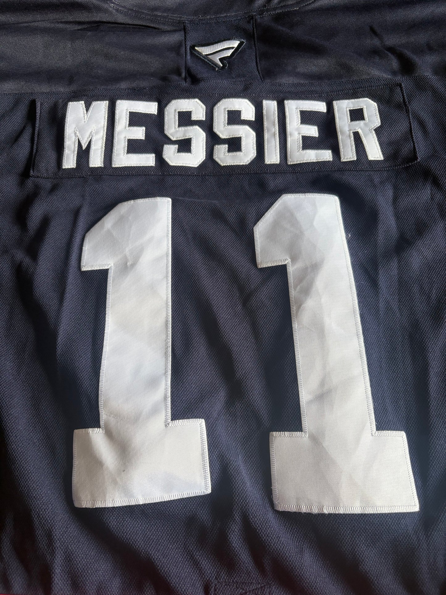 New York Rangers NHL Shirt Size 52 Messier 11 C Blue