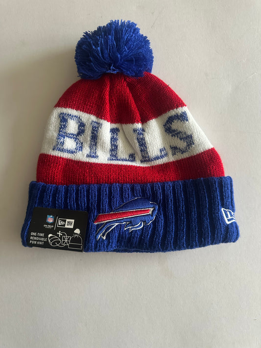 Buffalo Bills NFL Bobble Beanie Multi Colour With Tags on