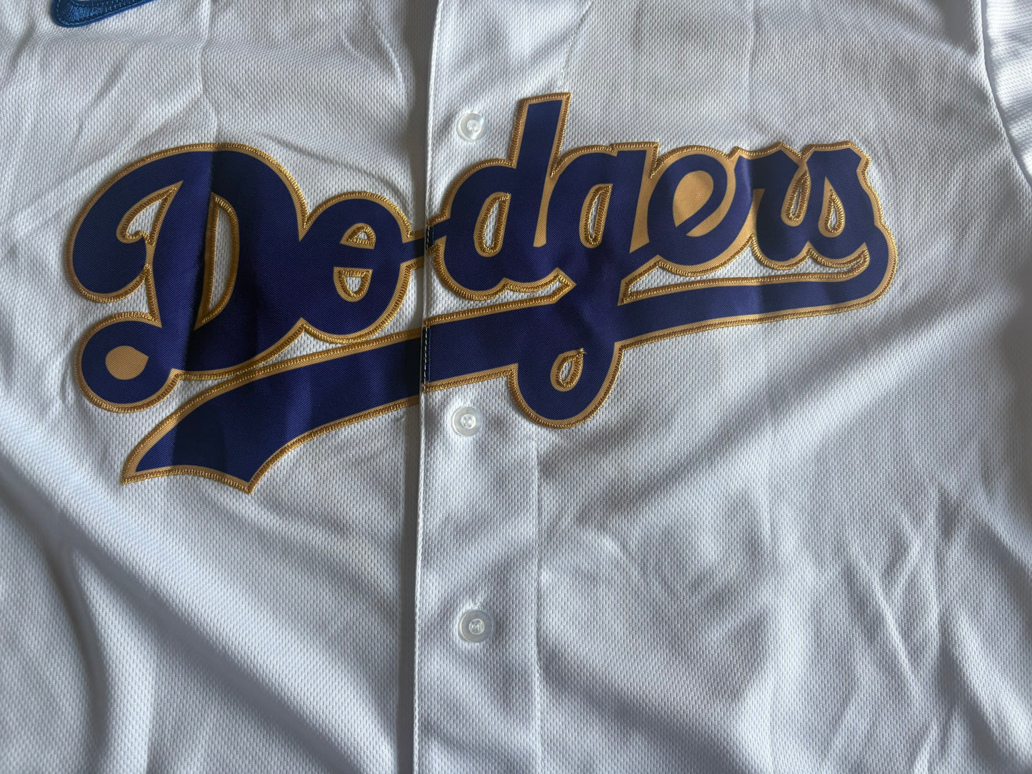 Los Angeles Dodgers Ohtani MLB Baseball Shirt 17 White Large