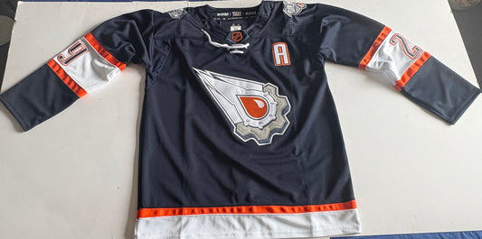 Edmonton Oilers NHL Shirt Blue Size 52 Draisaitl 29 Blue A